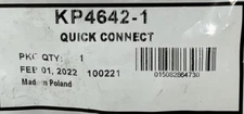 Lincoln Electric KP4642-1 Water Cooled TIG Torch Quick Connect Fitting for Cool