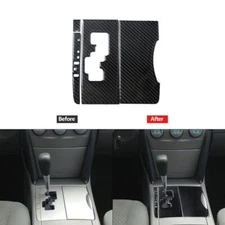For Toyota Camry 2007-2011 Carbon Fiber Gear Shift Panel Cover Trim Type A 4Pcs