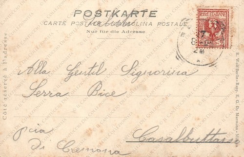 1903 BRESCIA Panorama Cartolina - Foto 2 di 2