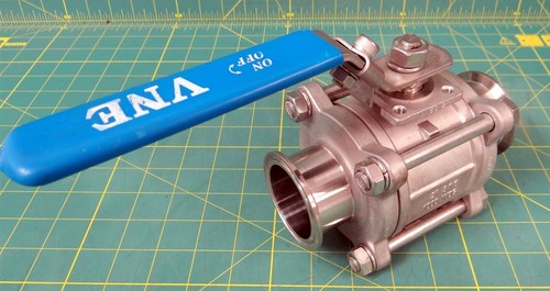 VNE Manual 2-Way Ball Valve 2" 316SS 1000 WOG - Picture 6 of 9