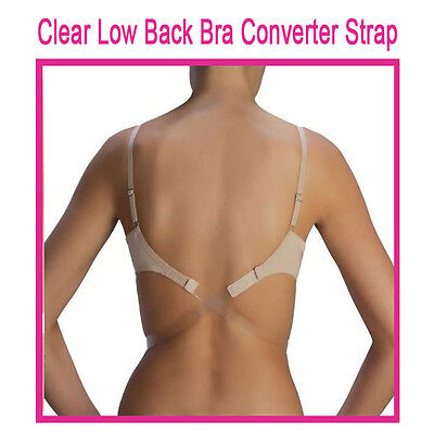 Clear Low Back Bra Strap - FLESH - Low Back Bra Converter Strap