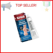 Kerasal Nighttime Intensive Foot Repair, Skin Healing Ointment for Cracked Heels