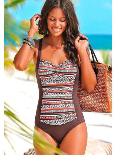 Multi-color Plus-size Swimsuit Solid Color Printed One-piece Swimsuit