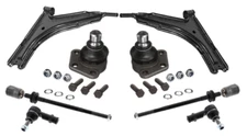Set of 2 Tie Rod Assemblys + 2 Ball Joints + 2 Control Arms (L + R) for VW JETTA