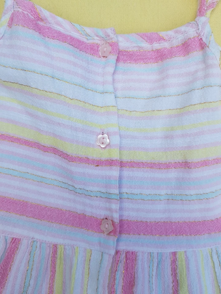 Girls summer dress, Never Worn,  lined age 5-6 - Image 3 of 4