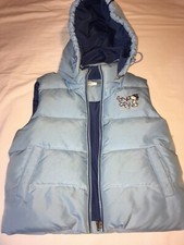 SNOOPY CLUB PEANUTS Hooded Down Filled Puffy Vest Kids Size 7