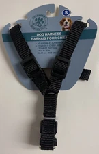 Dog Harness Small Adjustable 14”-20” Black