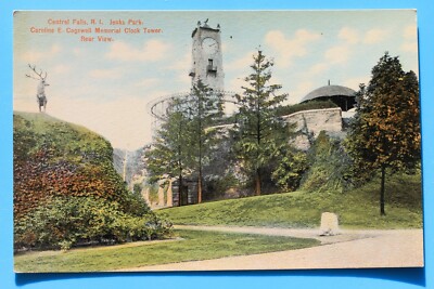 CAROLINE E COGSWELL MEMORIAL CLOCK TOWER, JENKS PARK, CENTRAL FALLS, R.I.
