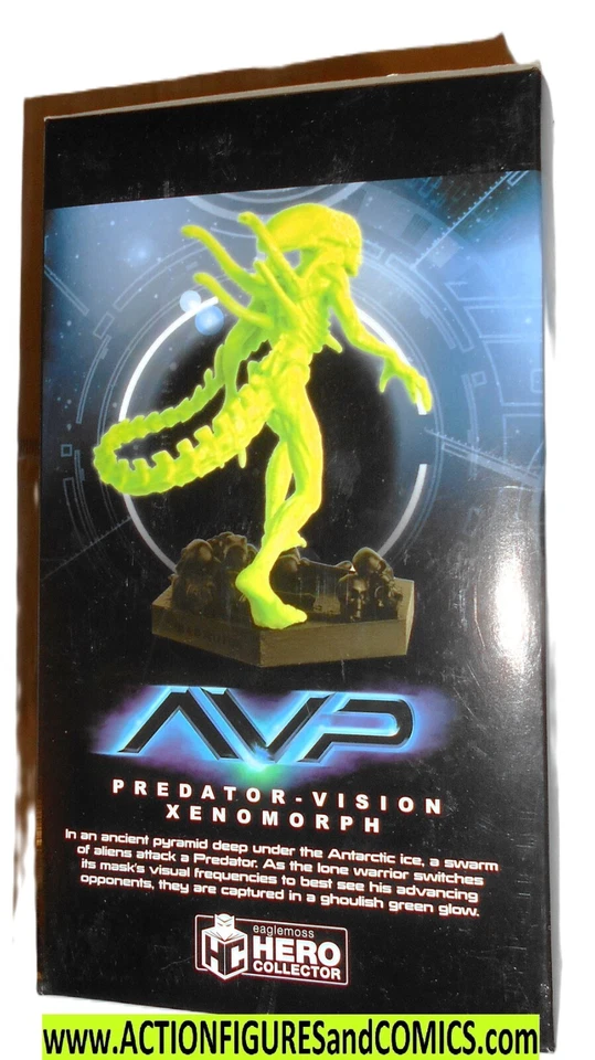 Alien vs Predator Eaglemoss 2017 Thermal XENOMORPH Alien Movie Vision AVP Foto 4 de 4