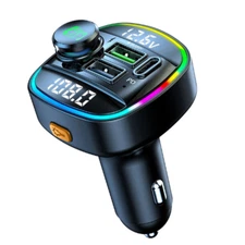 Car Bluetooth FM Transmitter Wireless MP3 Audio USB Charger Adapter Handsfree