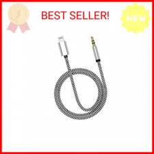 [Apple MFi Certified] Lightning to 3.5mm Headphone Jack Adapter - AUX Cord for i