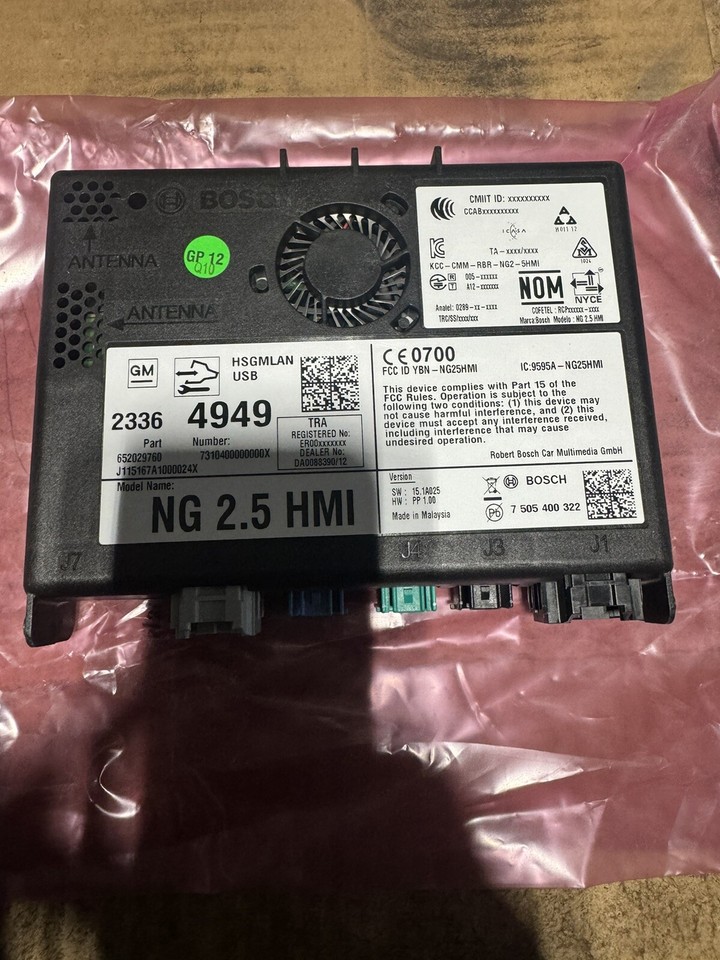 Human Interface Module Internatioal Navistar 2016-2017 GM Module HMI 2.5 HUMAN INTERFACE MODULE OEM NEW 23364949 | eBay