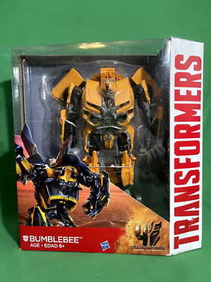特撮 Hasbro Rare Deluxe Transformers Age of Extinction Bumblebee Collectors Action Figure Boys Kids Transformers Age Extinction Deluxe Bumblebee 2014 Sealed