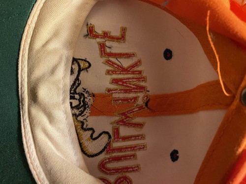 Bullwinkle Mens Orange Embroidered Snapback Hat Size All Vintage 1993 MCA ๐จ๐ฆ - Picture 6 of 8
