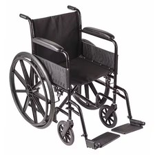 Dmi 503-0658-0200 Wheelchair, 250 Lb, 18 In Seat, Silver