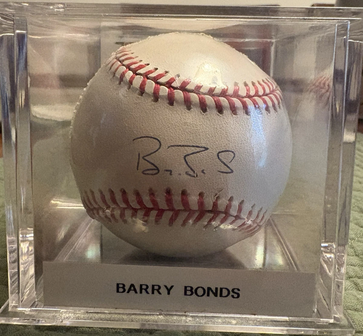 Barry Bonds San Francisco Giants Original Autographed Baseball MLB