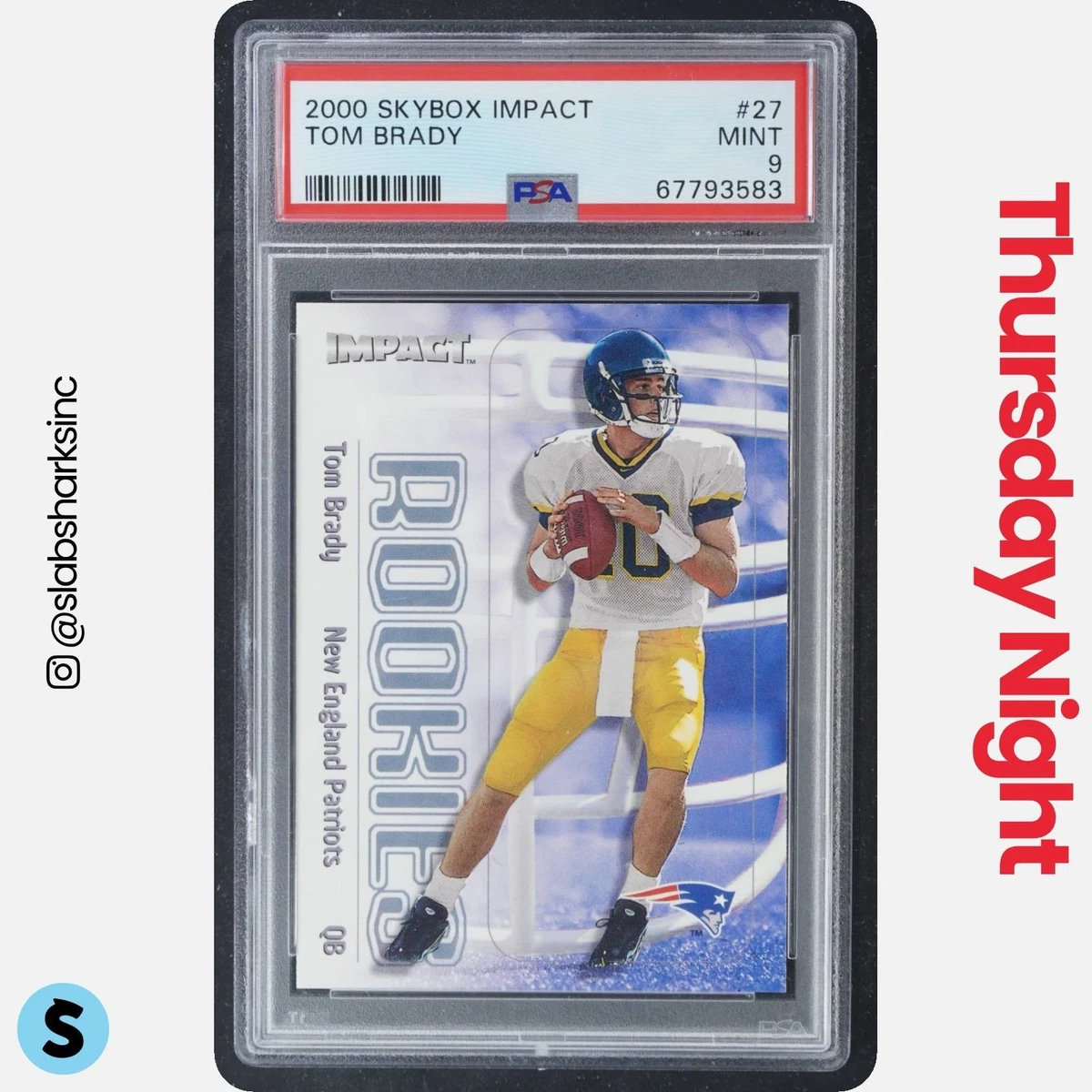 SkyBox Tom Brady Football Sports Trading Cards & Accessories for