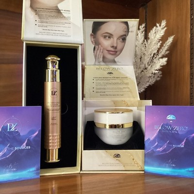 Below Zero FROZEN GOLD Multi-Vitamin Everyday Cream & Eye Lifting Cream BUNDLE