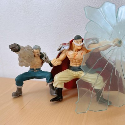 ONE PIECE Attack Motions 2 Figuren Whitebeard Smoker Lot Rare Limited