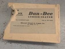 Vintage Dan-Dee Black (Non-Graphite) Lumber C...