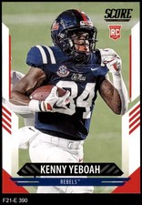 2021 Score #390 Kenny Yeboah Jets RC 8 - NM/MT