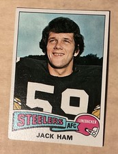 1975 Topps - Jack Ham - Pittsburgh Steelers - card #125 