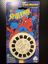 1995 TYCO View Master Spider-Man New Open Marvel Comics 21 3-D Pictures A4