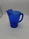 Vintage Anchor Hocking Cobalt Blue 2 Qt Glass Pitcher