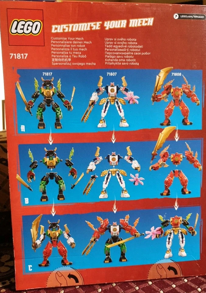 Lego Ninjago - 71817-Le robot du pouvoir élémentaire de Lloyd NEUF et Scellée - Photo 3/4