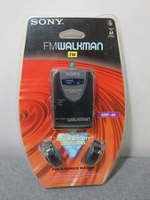 Sony Walkman FM Stereo SRF-46 w/ TRH-2 Headphones Vintage 90s - NEW/SEALED