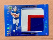 2025 Origins Cam Skattebo Rookie Jumbo Jersey Blue Color Match / Tri Color  /49