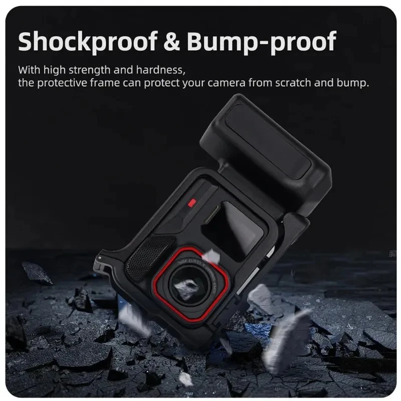 Street Photography Handle Vlog QuickRelease Grip Frame for Insta360 Ace Pro 2/1 - Image 2 of 4