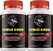 (2 Pack) Vitruz Grow for Men Capsules – VitruzGrow Vitamin Complex Pills, Energy