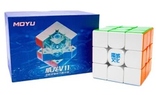 MoYu WeiLong 3x3 V11 (Magnetic, Ball-Core, UV Coated) Speed Cube (OFFICIAL USA V