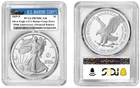 2025 P Silver American Eagle $1 Marine Privy PCGS PR70DCAM Advanced Release #904
