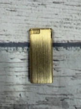 VTG Colibri Gold Tone Skinny Ultra Thin Butane Pocket Lighter Made In Japan