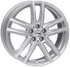 RIAL X10 Alufelgen Satz polar-silver 7x18 ET50 LK5 112 18 Zoll Felgen Alu