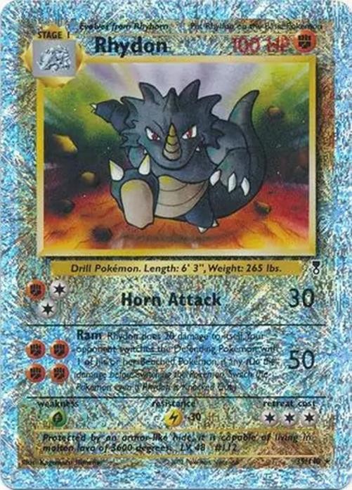 Rhydon - 35/110 - Pokemon Legendary Collection Reverse Holo Rare Card NM