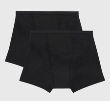 Hanes Comfort, Period. Women's Boxer Brief Underwear, Super Leaks, 2-Pack sz 5/S