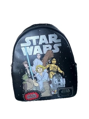 New Disney Parks Star Wars Glow-in-the-Dark Loungefly Mini Backpack