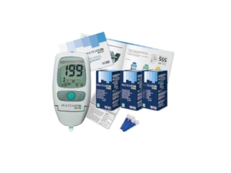 Multicare In - Kit Misuratore Colesterolo, Glicemia, Trigliceridi - Immagine 3 di 3