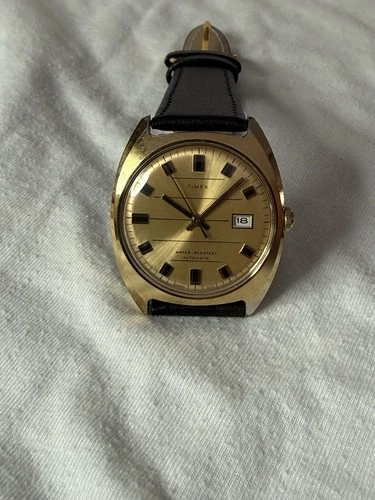 Vintage 1973 Timex Automatic Men’s Mechanical Wristwatch Serviced