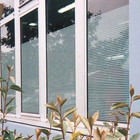 2-5M Frosted Glass Clarity Stripes Static Cling Film for Window Door Glass Vinyl