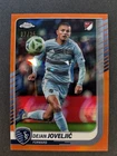 2025 Topps Chrome MLS Soccer Orange Refractor Dejan Joveljic #95