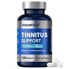 Tinnitus Relief for Ringing Ears - 120 Capsules Tinnitus Relief Supplement, S...