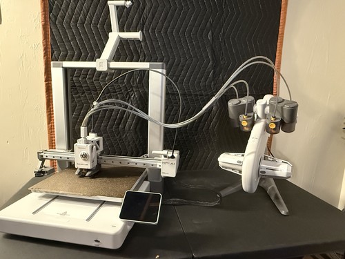 Bambu Lab A1 Combo 3D Printer AMS Multi-Color Printing | Tested | + Accessories