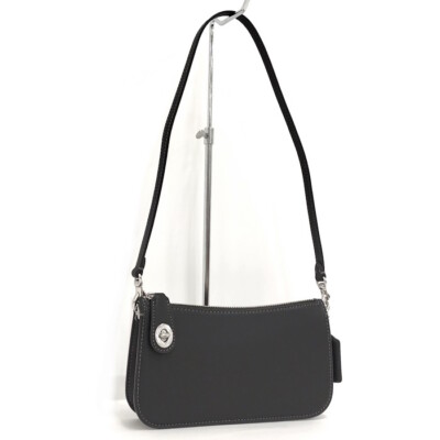 ショルダーバッグ・ポシェット COACH CM581 LHBLK SHOLDER BAG BLACK Coach Shoulder Bag Leather Black Cm581 | eBay