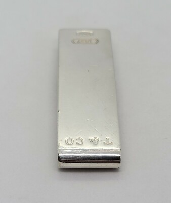 Vintage 1837 Tiffany & Co. Men's Sterling Silver Money Clip