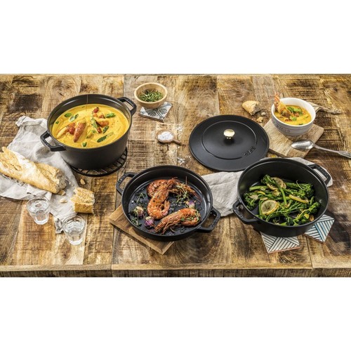 3272340054365 Staub La Cocotte 4,2 l Rund Eisenguss Auflaufform ZWILLING - Bild 7 von 9