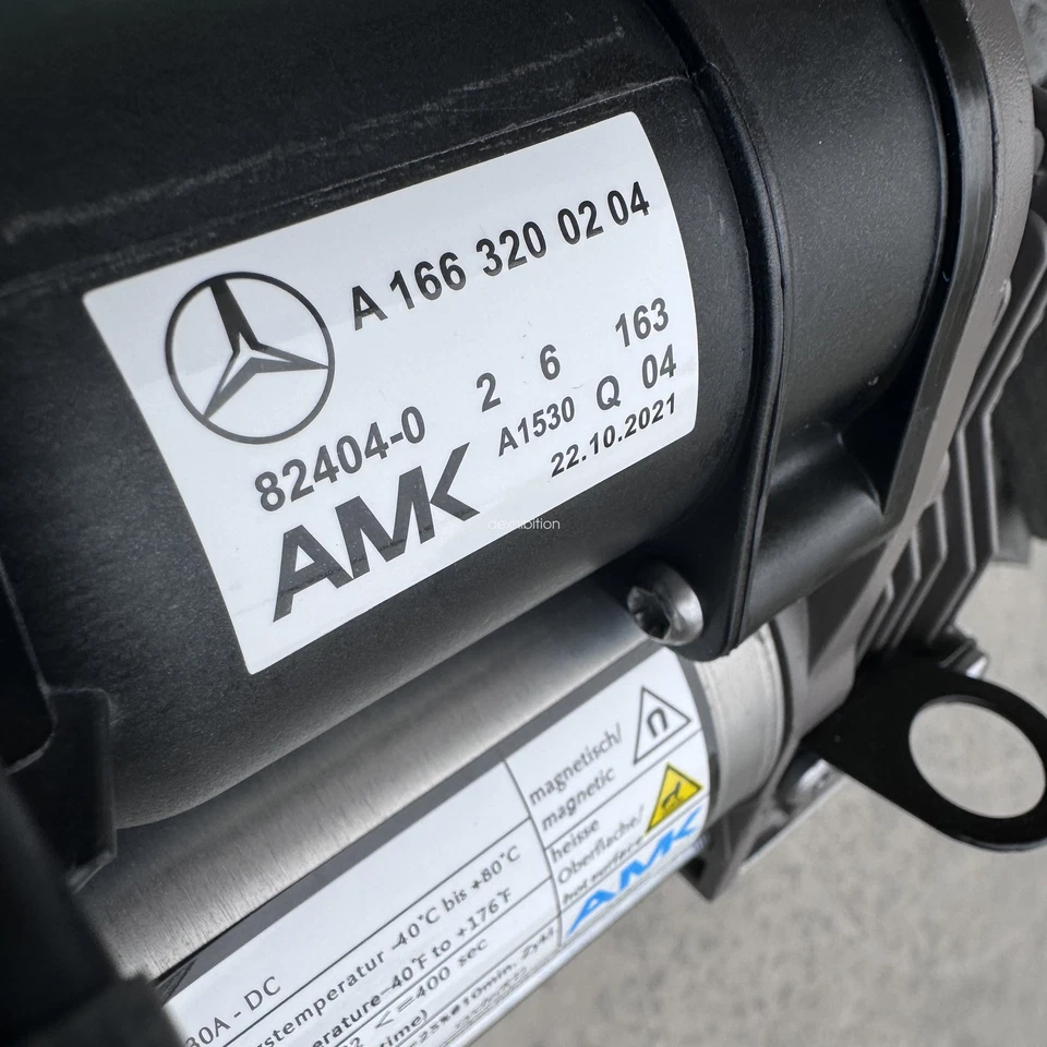 OEM 1663200204 Air Suspension Compressor Pump Fits Mercedes Benz 4Matic GLE350 Foto 2 de 4
